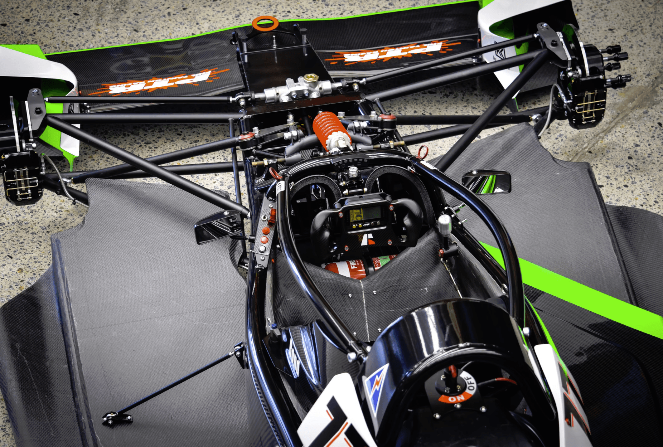 Top-down — front suspension geometry
